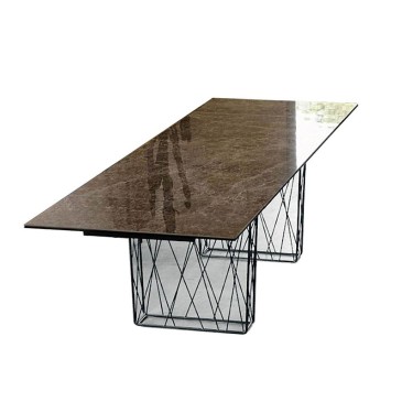 Table extensible Osaka avec structure en métal | kasa-store