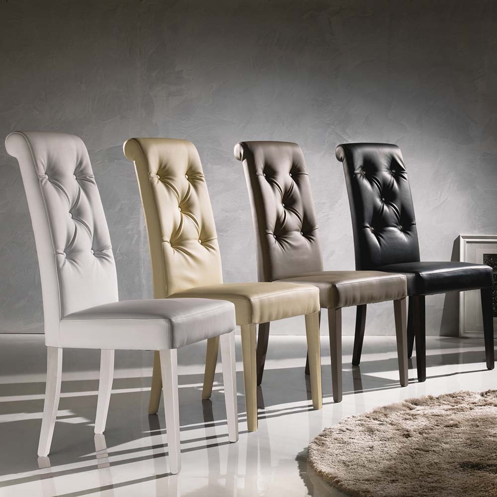La Seggiola Chaise design Billionaire en éco-cuir | kasa-store