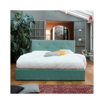 Noctis D+04 upholstered double bed with E-Box container