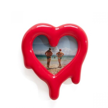 seletti melted heart red