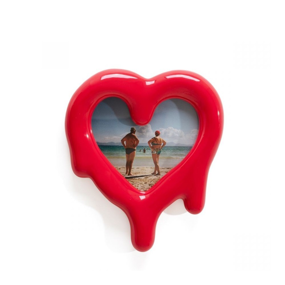 seletti melted heart red