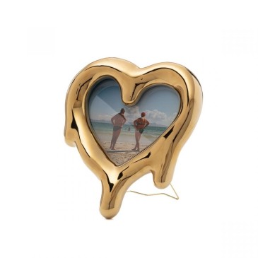 Στήριγμα φωτογραφιών Seletti Melted Heart σε σχήμα καρδιάς | kasa-store