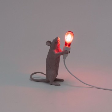Seletti Mouse Lamp love edition La jolie petite souris de Marcatonio pour une soirée spéciale