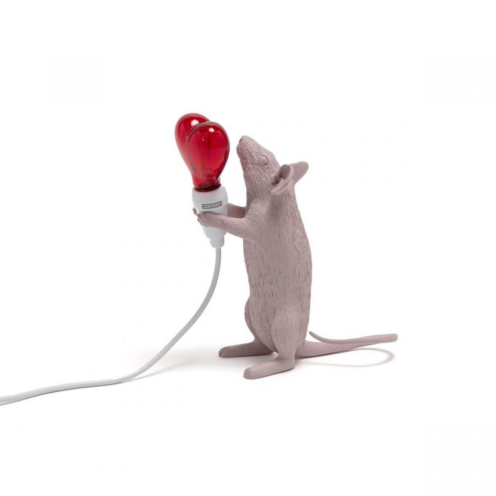 Seletti Mouse Lamp love edition en fin present | kasa-store