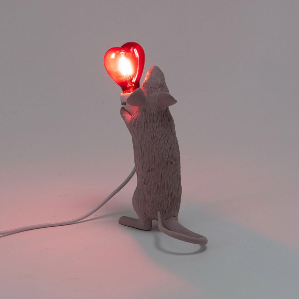 Seletti Mouse Lamp love edition un beau cadeau | kasa-store