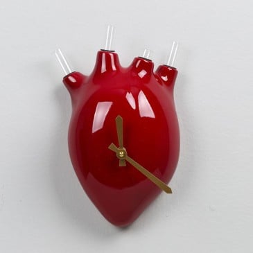 Battiti Love orologio a parete a forma di Cuore umano realizzato in resina