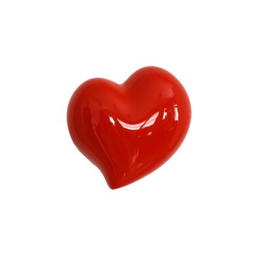 Hand-decorated heart-shaped coat hanger | kasa-store
