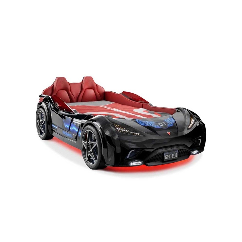 GTE Sport car säng med ljus och ljudeffekter