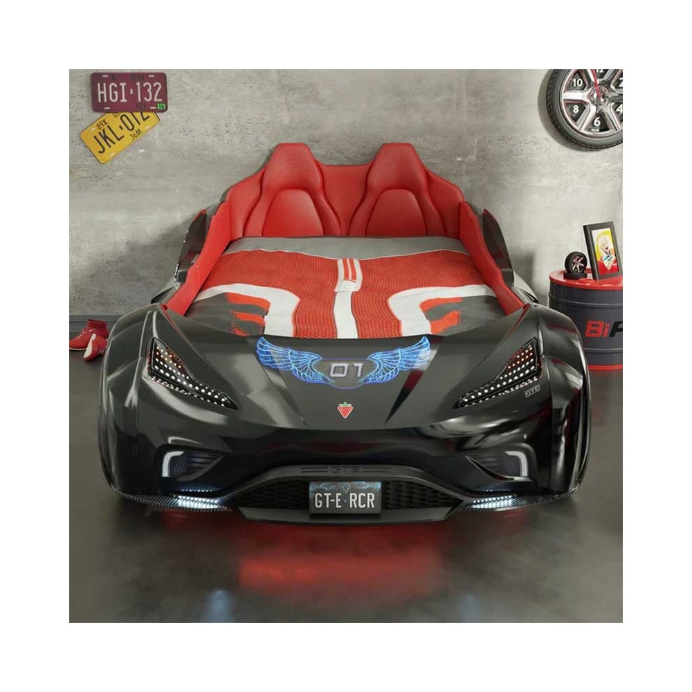 GTE Sport car säng med ljus och ljudeffekter