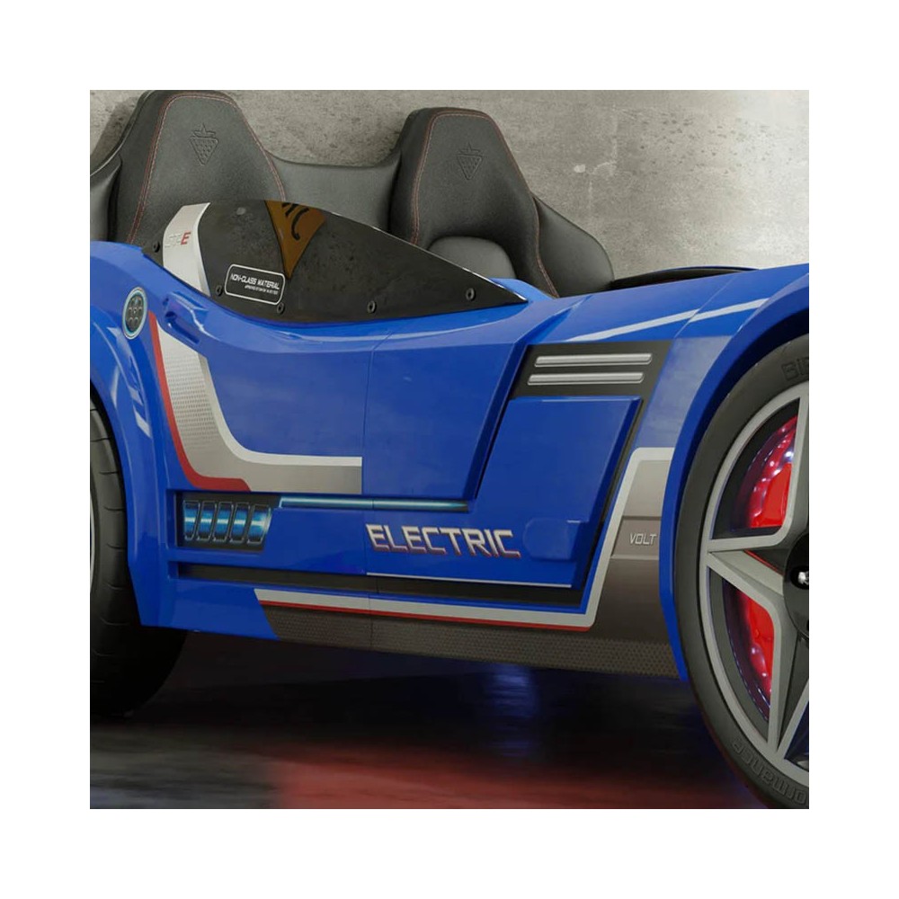 Cama para coche GTE Sport con luces y efectos de sonido