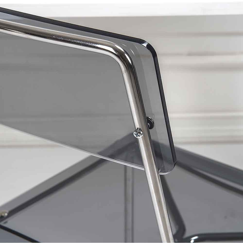 Iplex Design Numana Set bestehend aus zwei Stühlen aus Plexiglas und Metall | kasa-store