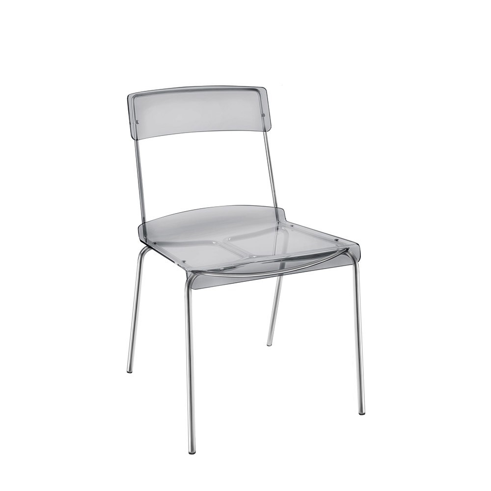 Iplex Design Numana conjunto de dos sillas en plexiglás y metal | kasa-store