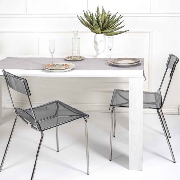 Iplex Design Numana conjunto de dos sillas en plexiglás y metal | kasa-store
