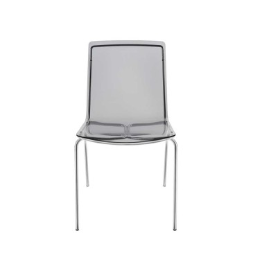 Iplex Design Milano sæt af to stole i plexiglas og metal | kasa-store