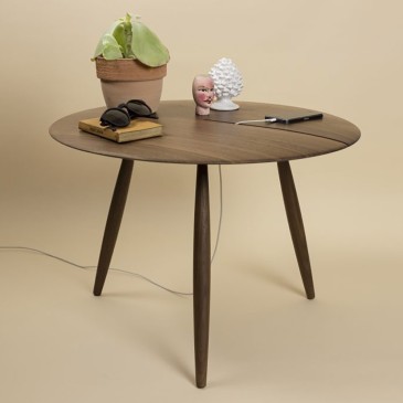 Internoitaliano Orio coffee table in solid walnut or lacquered ash