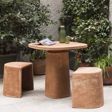 Internoitaliano Gioi tavolo per esterno in terracotta | kasa-store