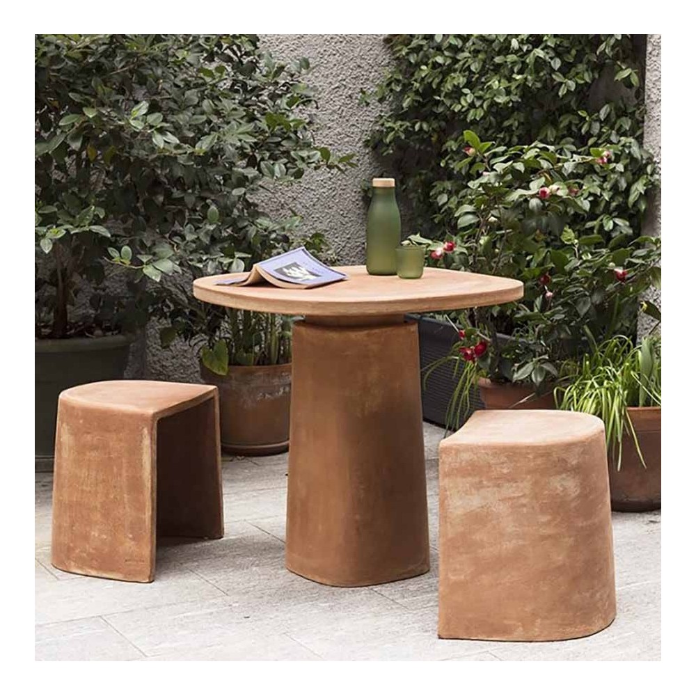 Internoitaliano Gioi mesa de exterior de terracota | kasa-store