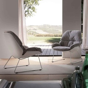 La Seggiola Gretel design armchair suitable for interiors such as the living room and bedroom