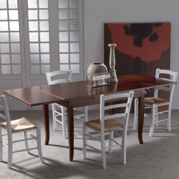 Mesa extensible Brenta de La Seggiola, diseño vintage | kasa-store