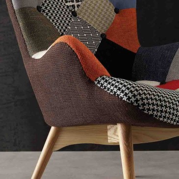 Πολυθρόνα Sweet Home patchwork από τη La Seggiola | kasa-store