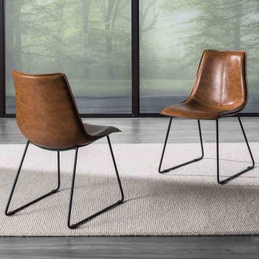 Dublin chair with sled structure by La Seggiola | kasa-store