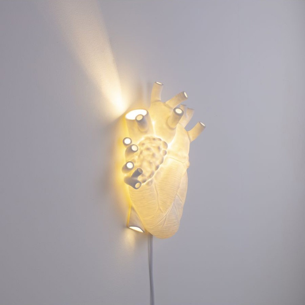 Seletti Heart Lamp herzförmige Applikation | kasa-store