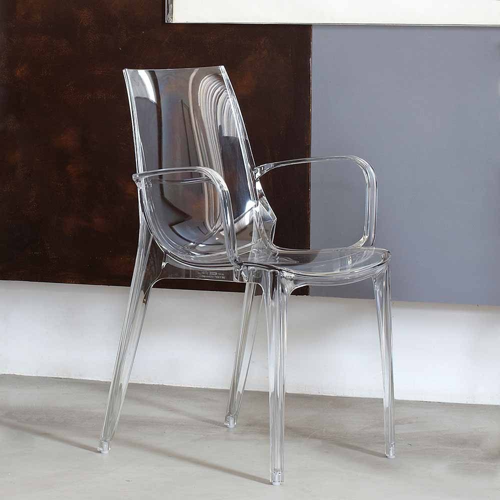 Valery transparent stol fra La Seggiola | kasa-store