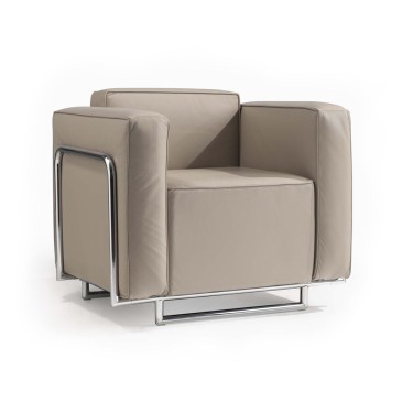 Πολυθρόνα La Seggiola Executive design κατάλληλη για σαλόνια, γραφεία και αίθουσες αναμονής