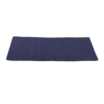 Atipico Nordic tappeto in cotone blu oltremare