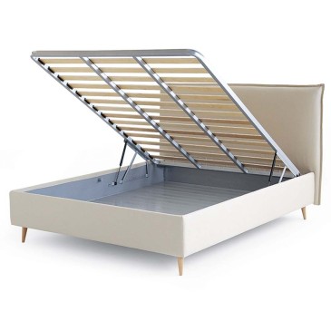 Κρεβάτι Noctis Allan με αποθηκευτικό χώρο σε διάφορα φινιρίσματα | kasa-store