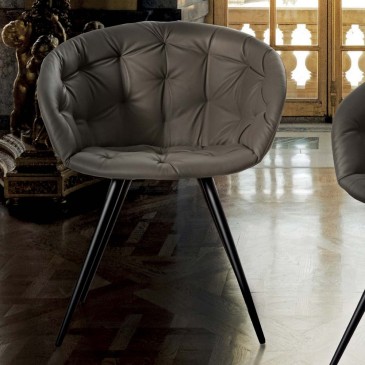 Cabiria polstret stol fremstillet i Italien | kasa-store