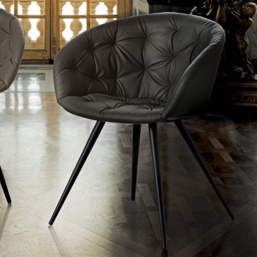 Cabiria upholstered chair made in Italy | kasa-store