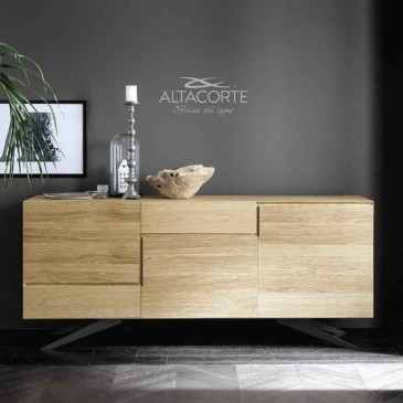 Altacorte Geko sideboard with shell entirely in wood