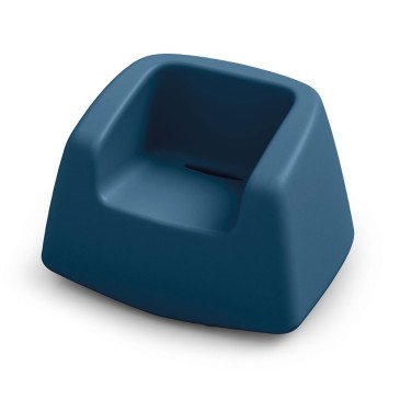 Lyxo Sugar Outdoor-Sessel aus Polyethylen mit fließenden Linien
