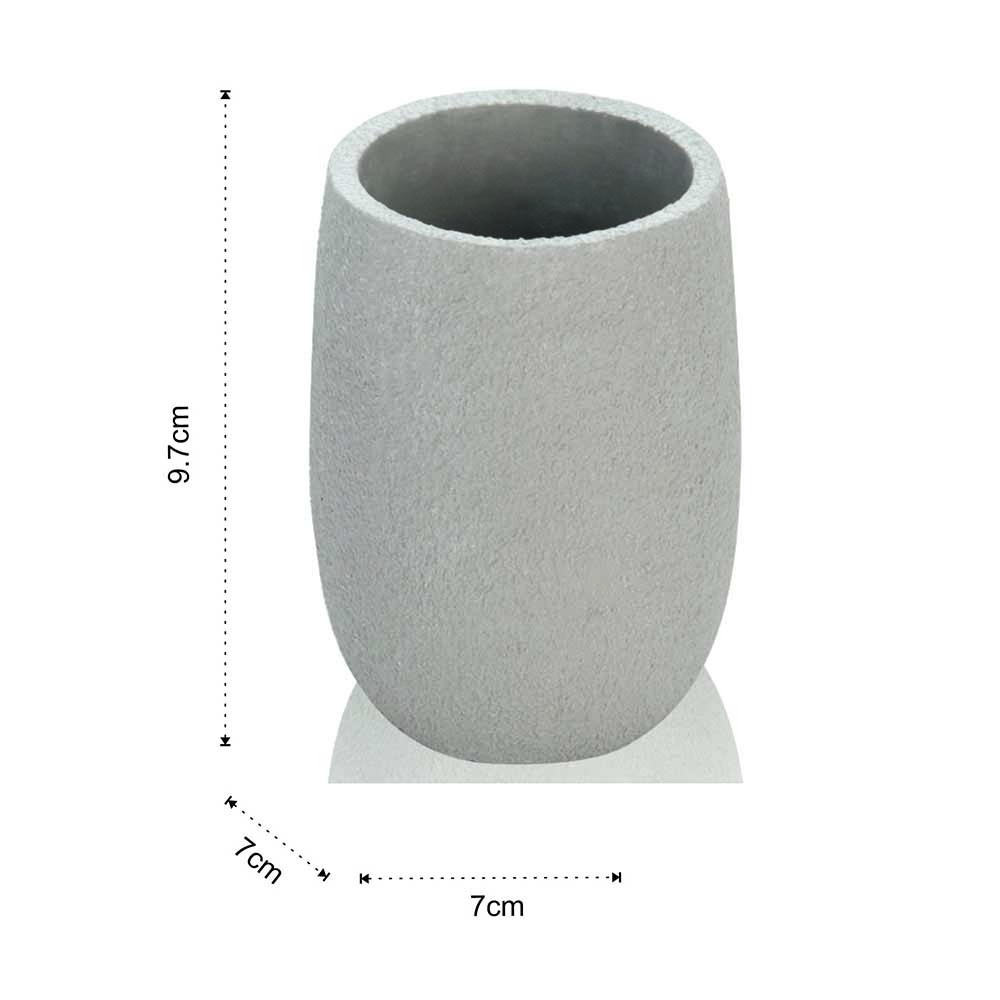 Tomasucci Cement free standing toothbrush holder | kasa-store