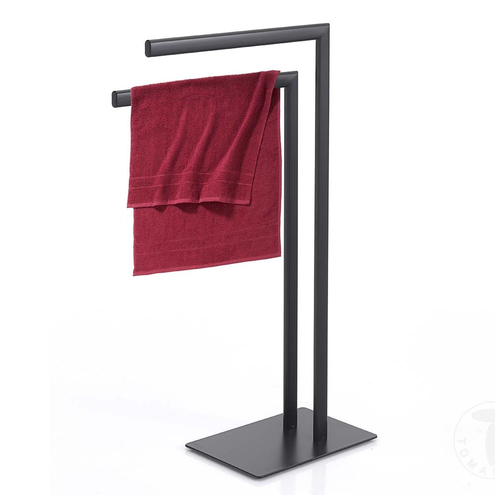 Porte-serviettes Tomasucci Janny noir | kasa-store