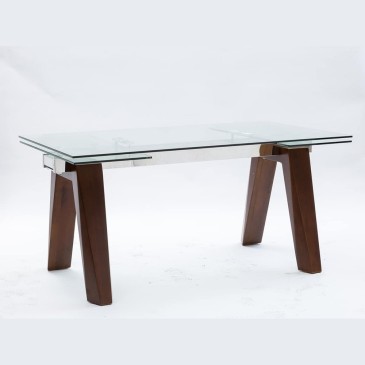 La Seggiola Caronte extendable table available in two different finishes