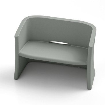 Sofá de exterior de polietileno fabricado por Lyxo | kasa-store