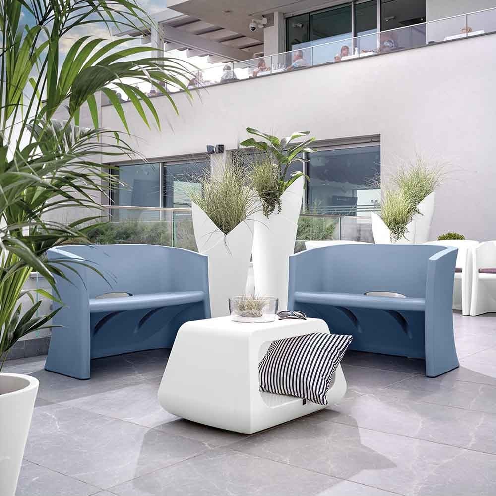 Polyethylen udendørs sofa lavet af Lyxo | kasa-store
