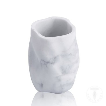 bicchiere portaspazzolini MARBLE di Tomasucci realizzato in marmo