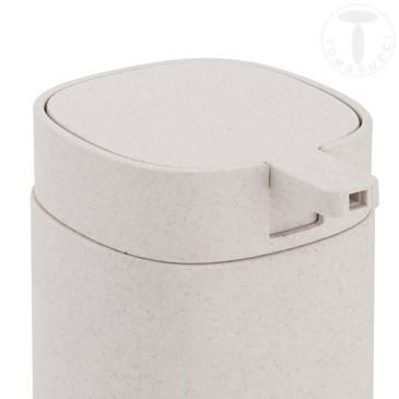Tomasucci Cris Taupe sand color soap dispenser for bathroom