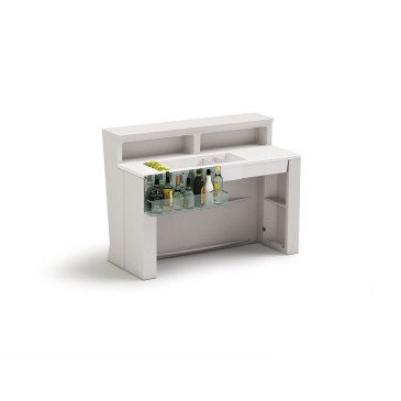 Comptoir Marvy de Lyxo adapté à une utilisation intérieure et extérieure | kasa-store