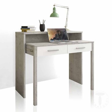 Tomasucci konsol-skrivebord Hidden Cement| Kasa-Store