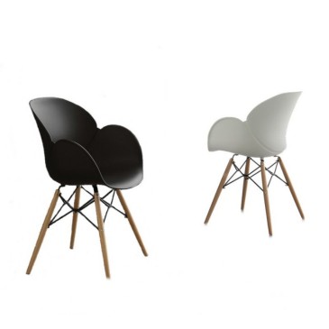 Der Lotus Wood Stuhl der Designstuhl zum Wohnen | kasa-store