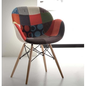 De Seggiola Lotus Patch patchwork fauteuil | kasa-store