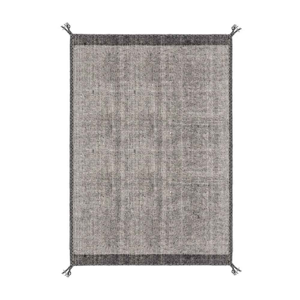 bizzotto chathu tappeto in lana grigio