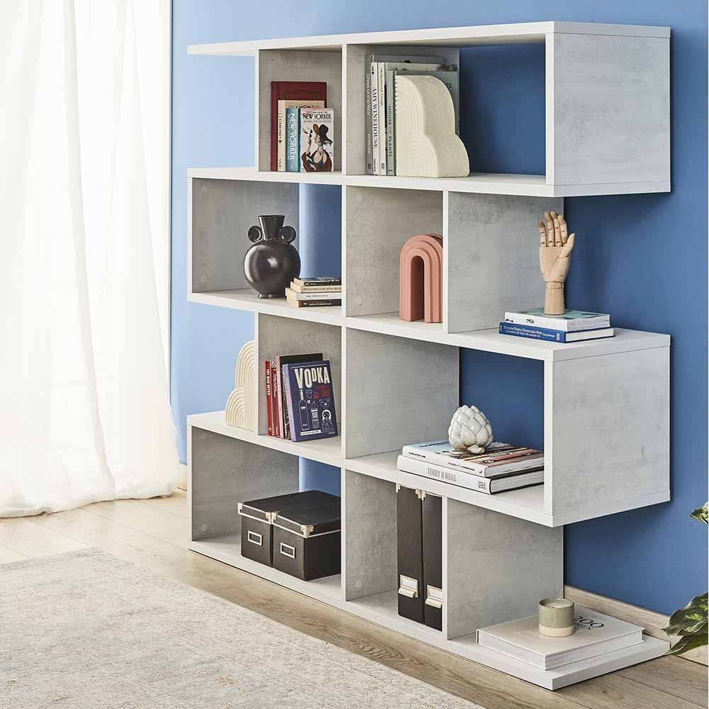 Sarmog modular bookcase with 4 floors | kasa-store