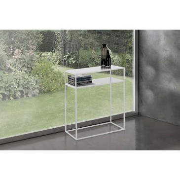Tomasucci Thin White console ideal for small environments | Kasa-Store
