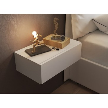 Tomasucci Mak bedside table with suspended drawer