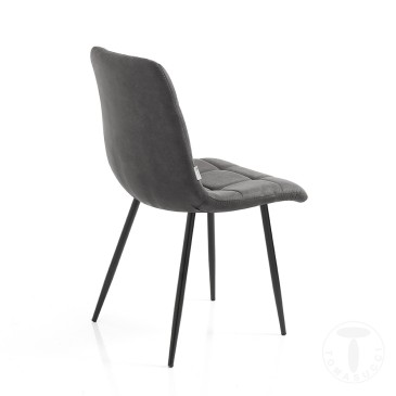Tomasucci Toffee stol dekket i fløyelslignende stoff | kasa-store